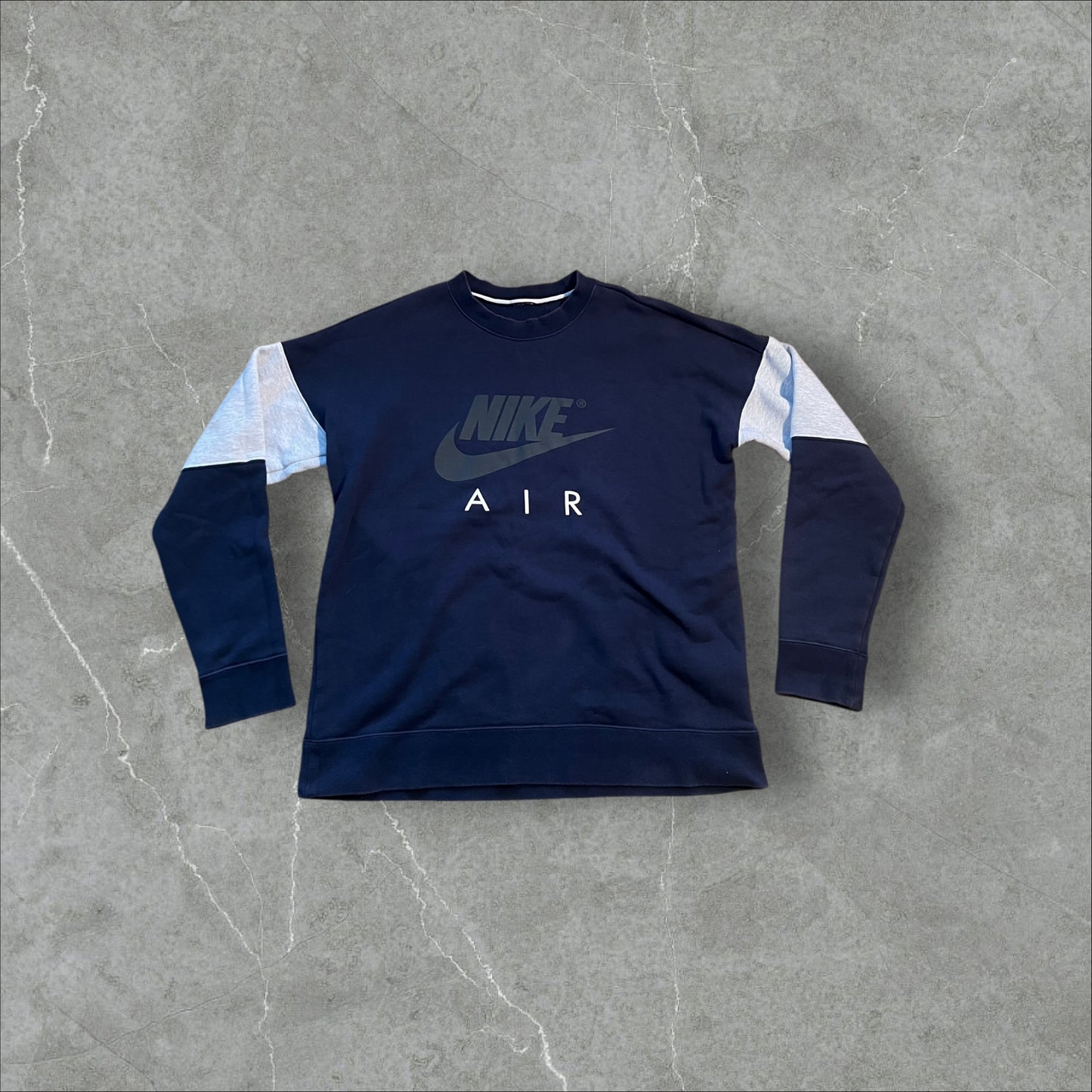 Vintage Nike Air Sweatshirt Dunkelblau | Größe L