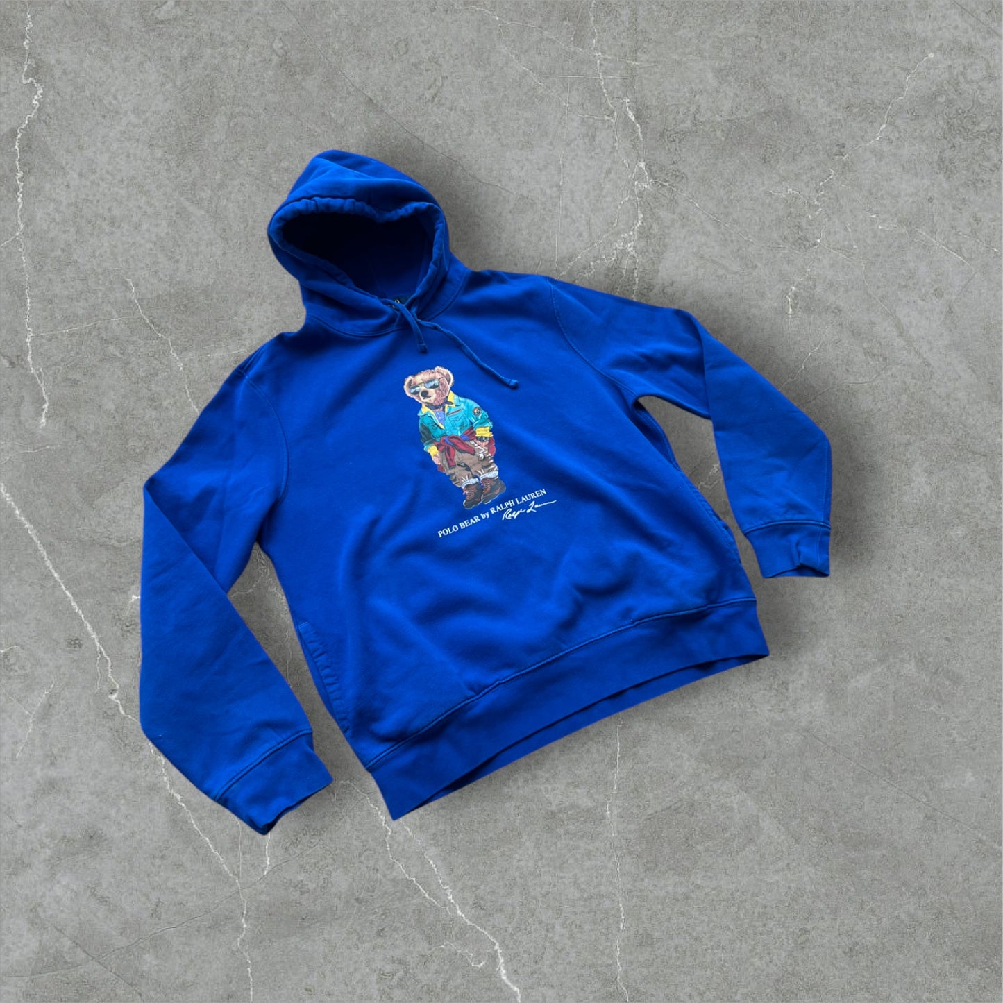 Polo Bear Hoodie x Ralph Lauren Blau - L