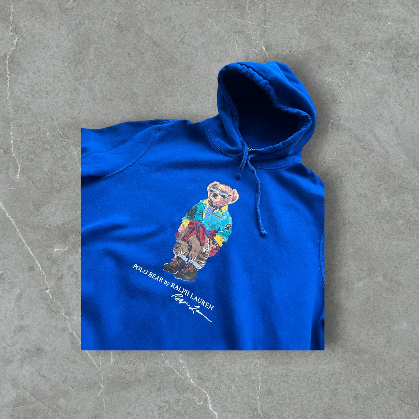 Polo Bear Hoodie x Ralph Lauren Blau - L