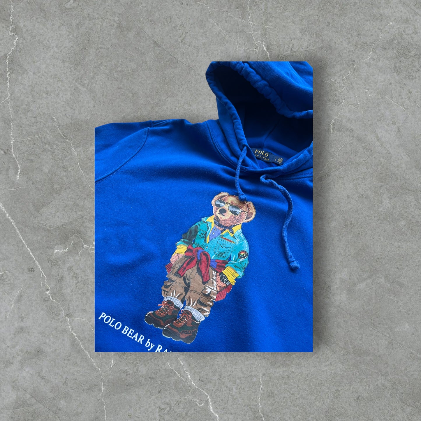 Polo Bear Hoodie x Ralph Lauren Blau - L