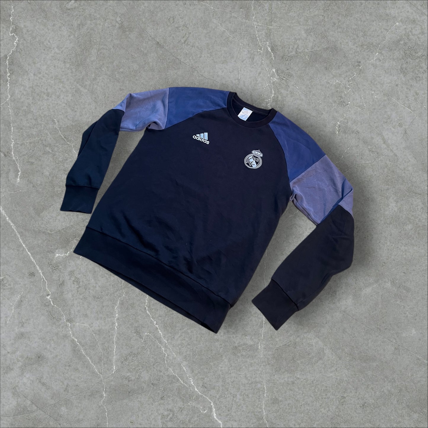 Real Madrid x adidas Pullover Navy/Blue - M