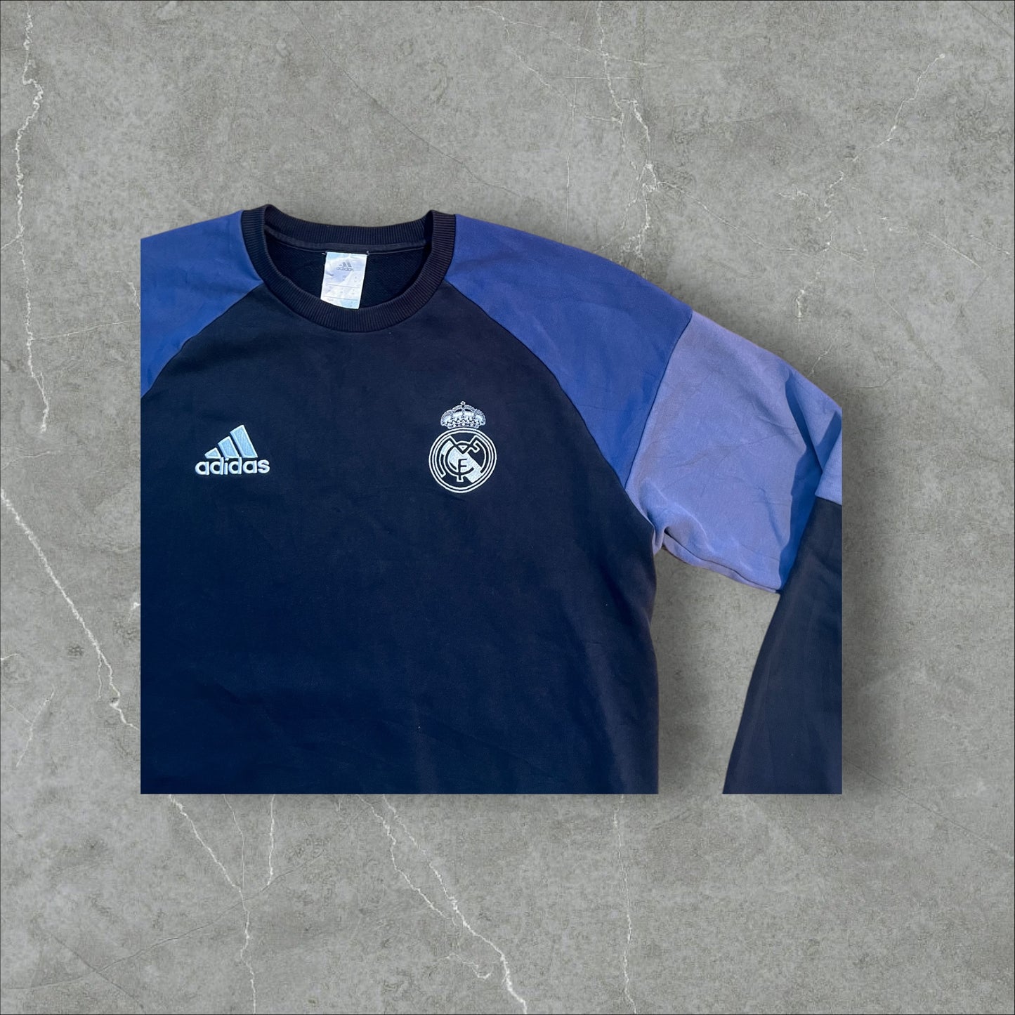 Real Madrid x adidas Pullover Navy/Blue - M