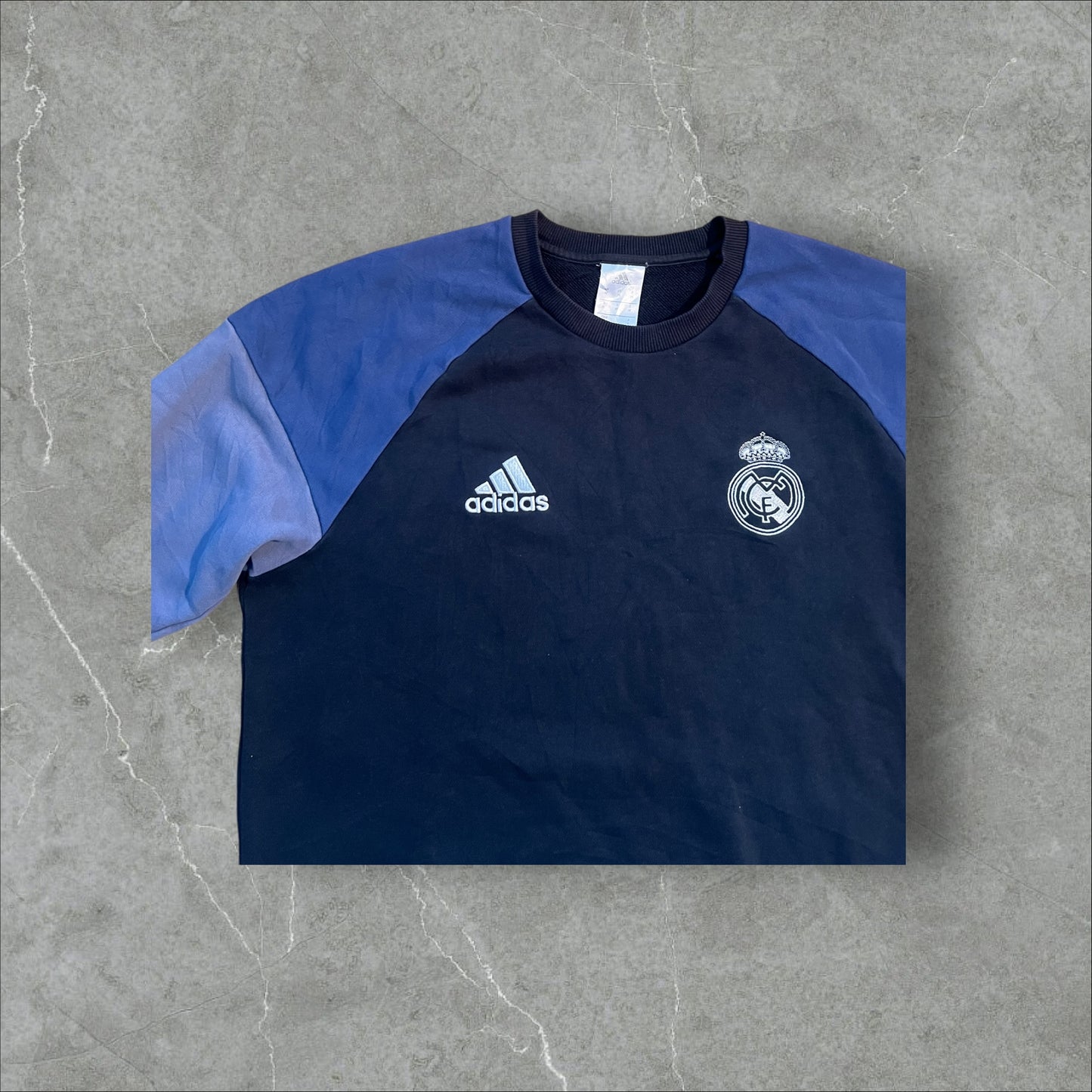 Real Madrid x adidas Pullover Navy/Blue - M