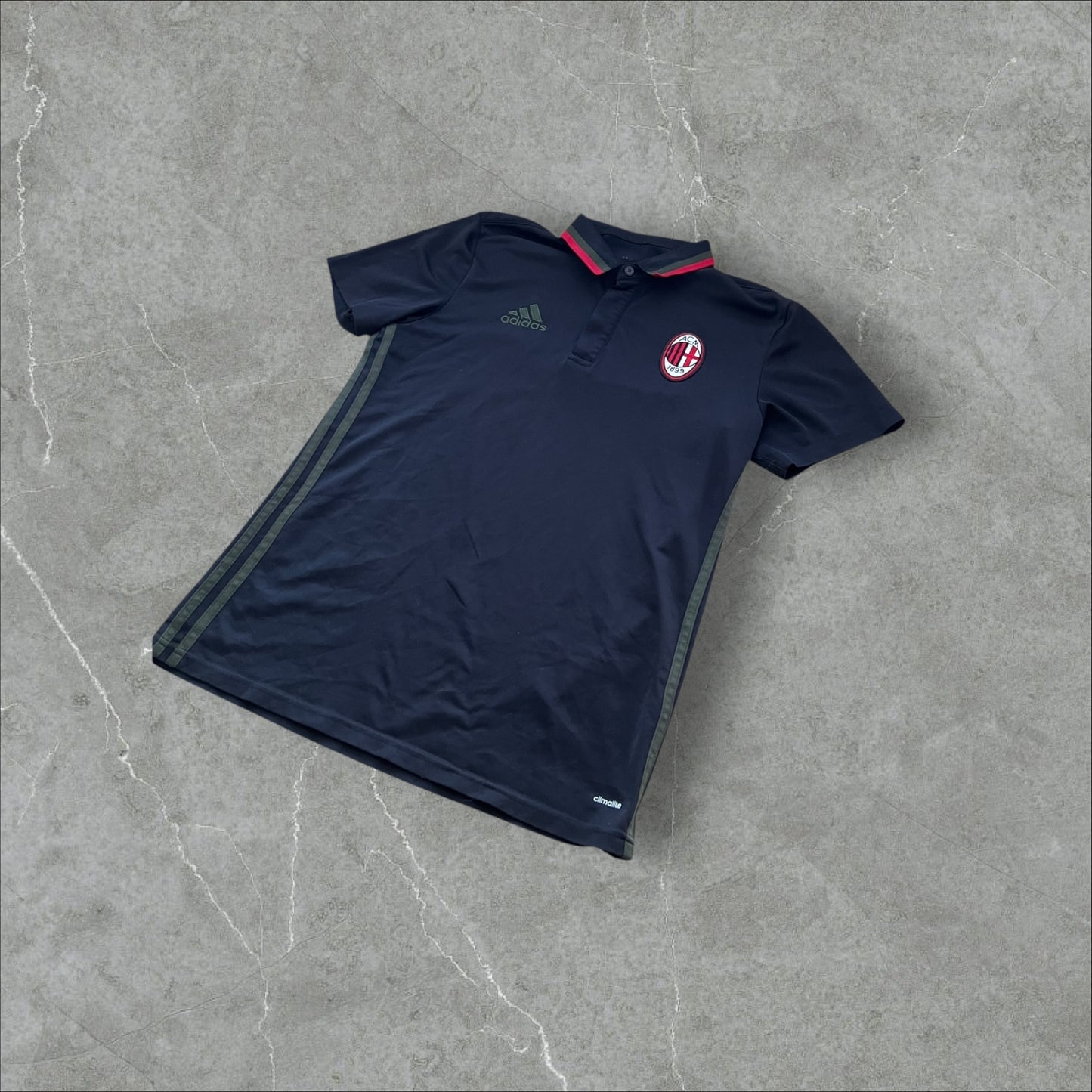 Vintage AC Milan Polo by adidas – Größe M