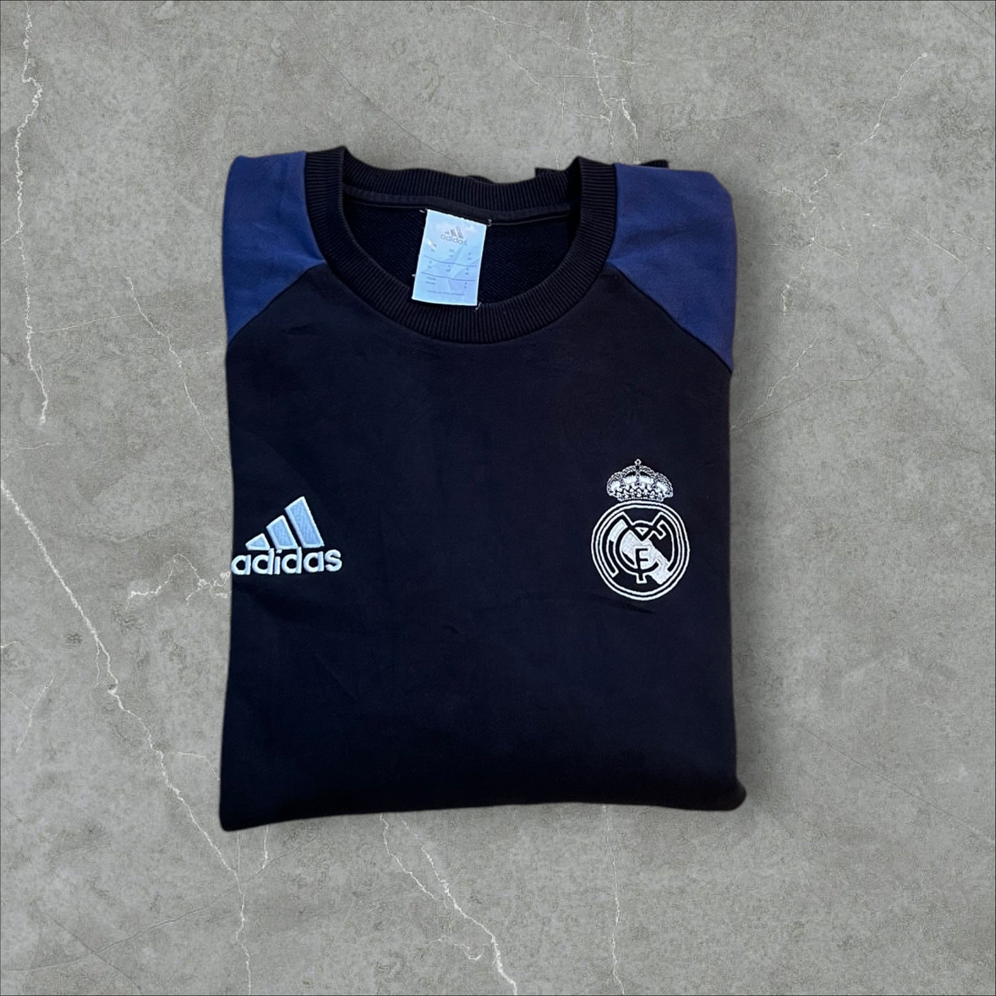 Real Madrid x adidas Pullover Navy/Blue - M