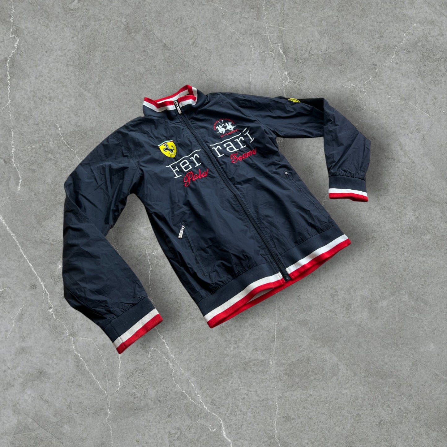 Vintage Ferrari Racing Team Jacket Black - XL