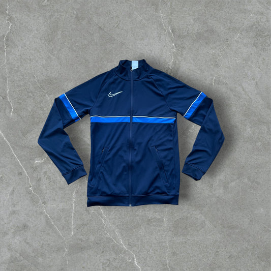 Vintage Nike Trainingsjacke Dunkelblau – Größe S